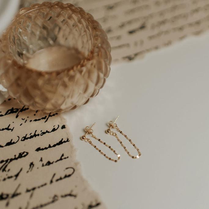 Izzy Gold Chain Earrings