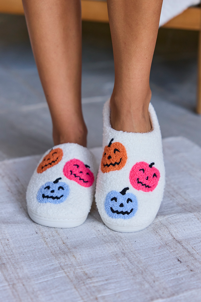 Jack-O-Lantern Lane Slippers