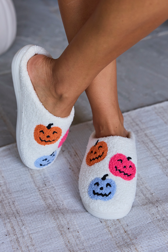 Jack-O-Lantern Lane Slippers