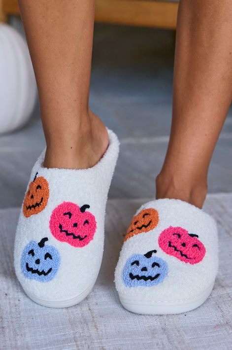 Jack-O-Lantern Lane Slippers