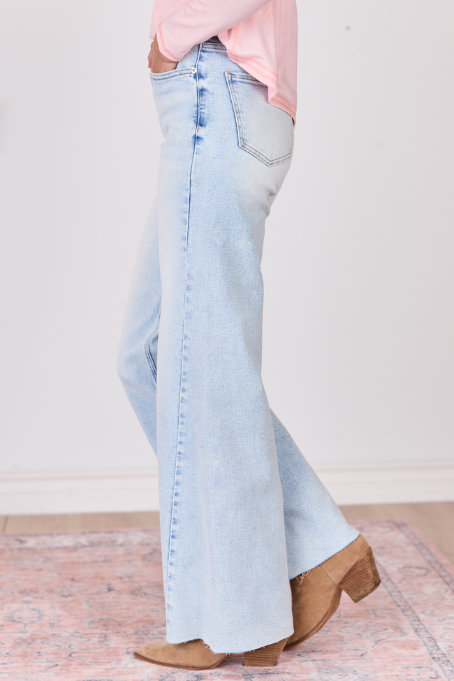 Jayda Bleached Wash Boyfriend Jeans