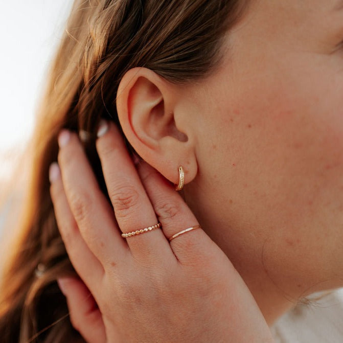 Jolene Braided Rope Hoop Earrings