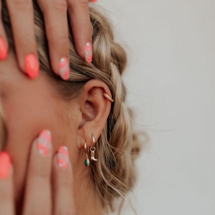 Jolene Braided Rope Hoop Earrings
