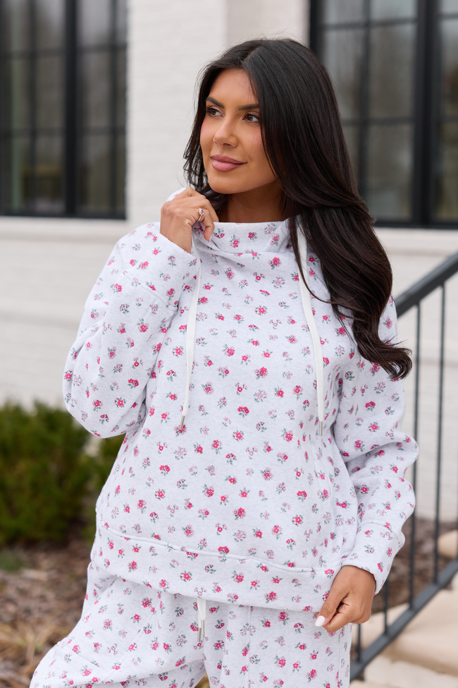 Jolie Pink Floral Hoodie FINAL SALE