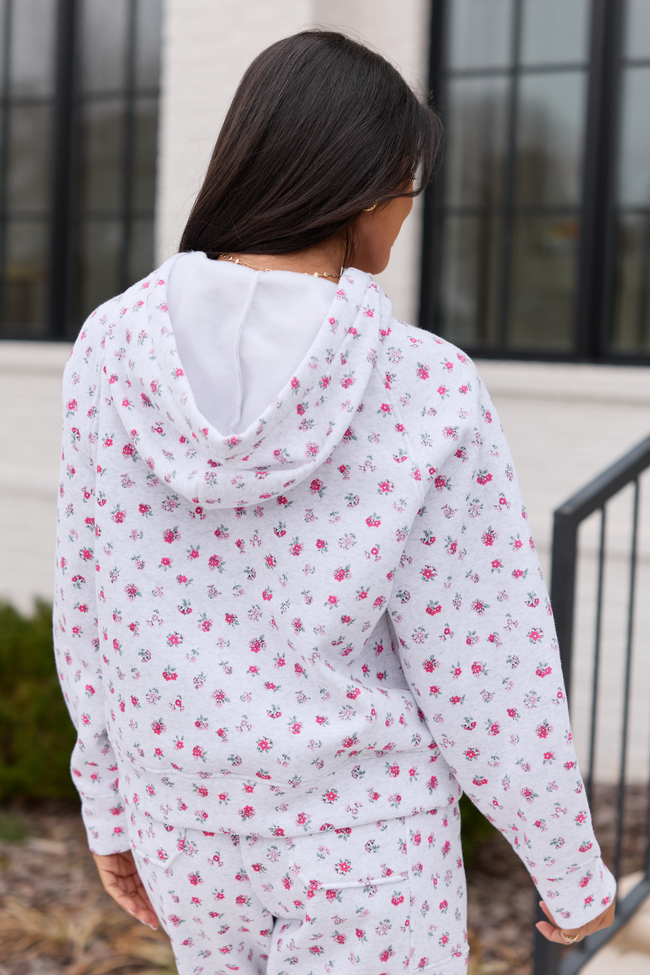 Jolie Pink Floral Hoodie FINAL SALE