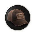 Keep Driving • Keep Living • Keep Writing — Trucker Cap