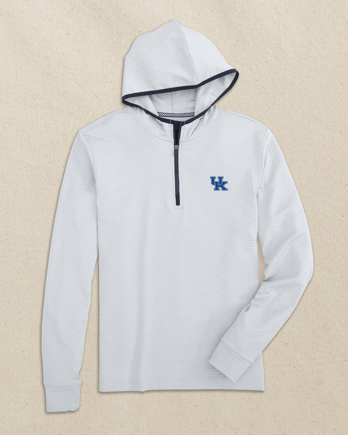 Kentucky Wildcats Scuttle Quarter Zip Hoodie C_Outerwear Southern Tide