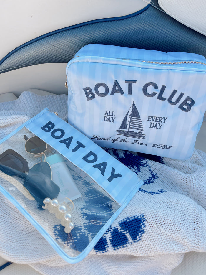 KenzKustomz Blue Stripes XL Bag - Boat Club