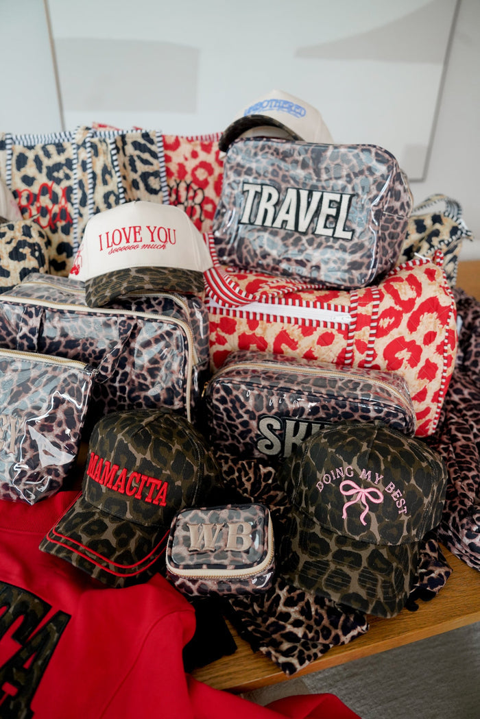 KenzKustomz Leopard Clear Coat Large Bag - Skin
