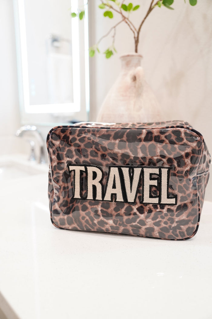 KenzKustomz Leopard Clear Coat XL Bag - Travel *PREORDER