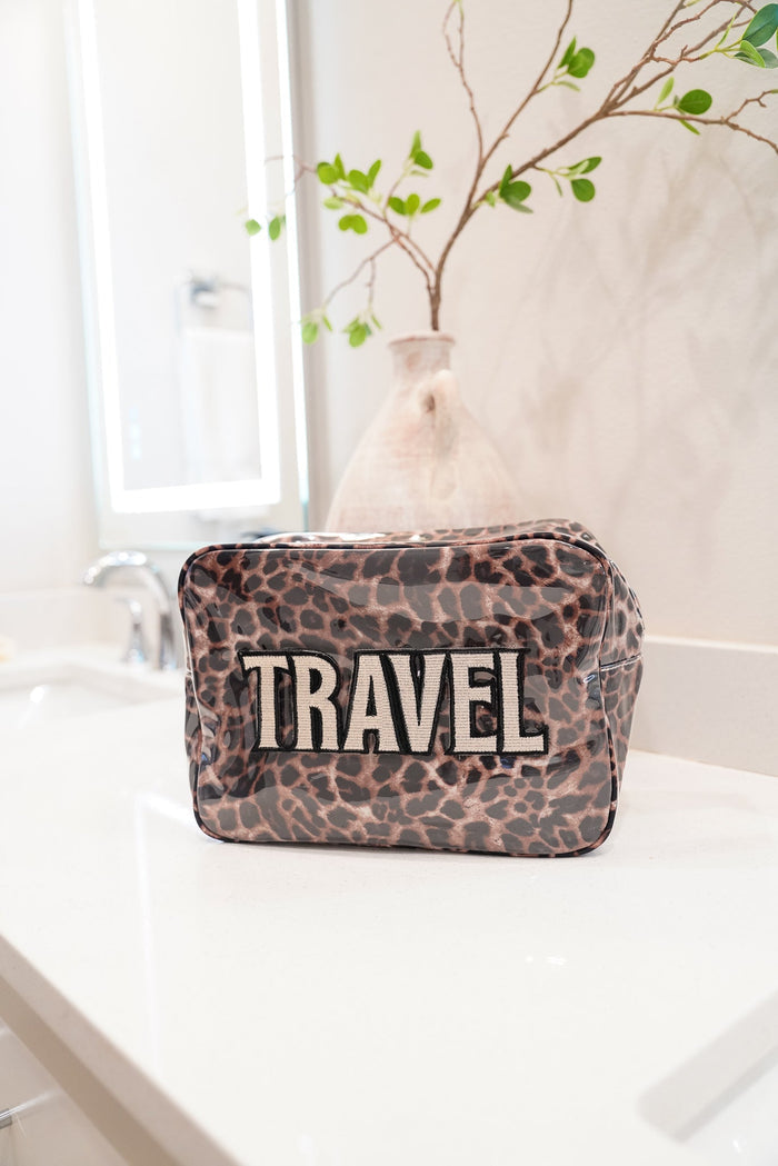 KenzKustomz Leopard Clear Coat XL Bag - Travel *PREORDER