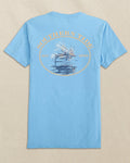 The back view of the Southern Tide Kids Fly On Water Surface Short Sleeve T-Shirt by Southern Tide - Ocean Channel