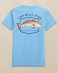 The back view of the Southern Tide Kids Redfish Short Sleeve T-Shirt by Southern Tide - Ocean Channel