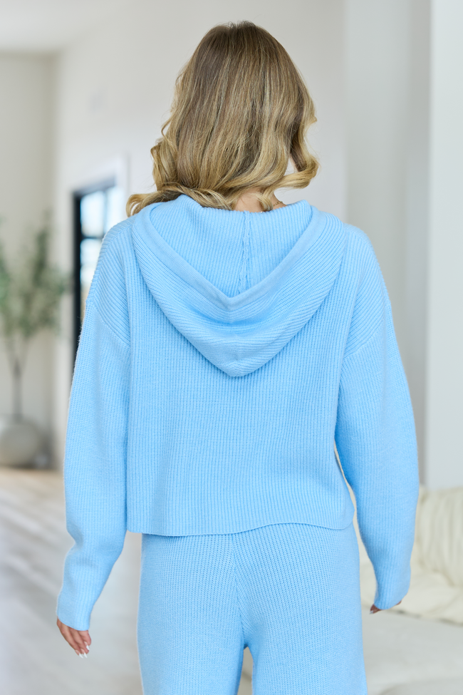 Kitt Blue Hoodie Lounge Sweater FINAL SALE
