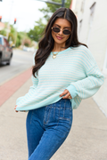 Lennon Light Mint Sweater