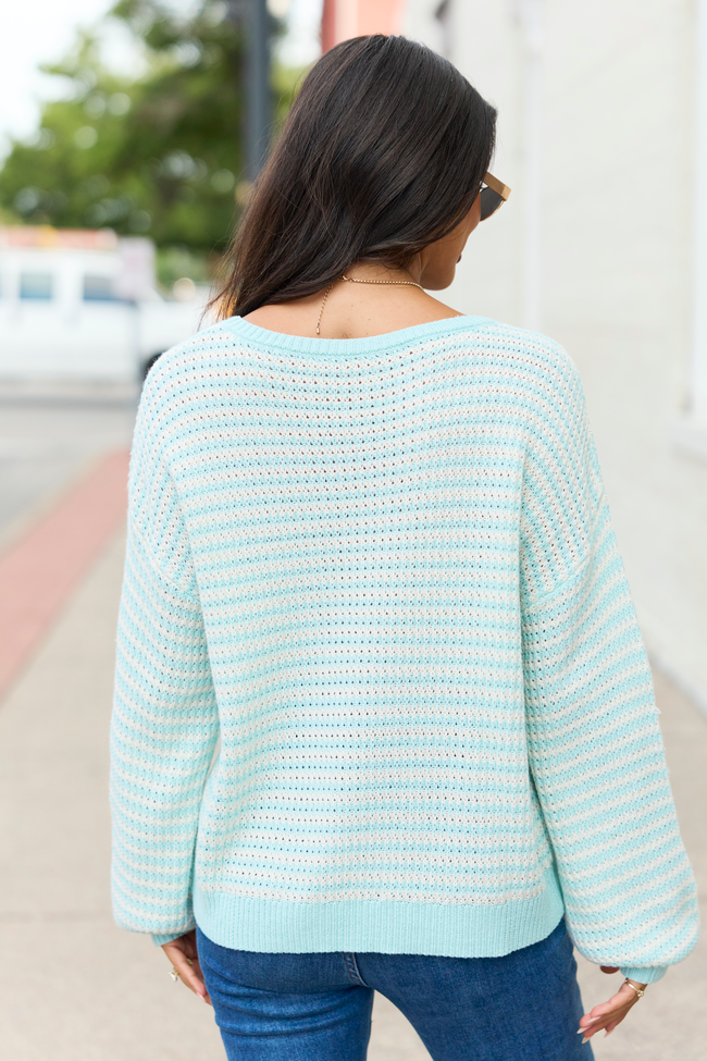 Lennon Light Mint Sweater
