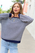 Lennon Navy Sweater
