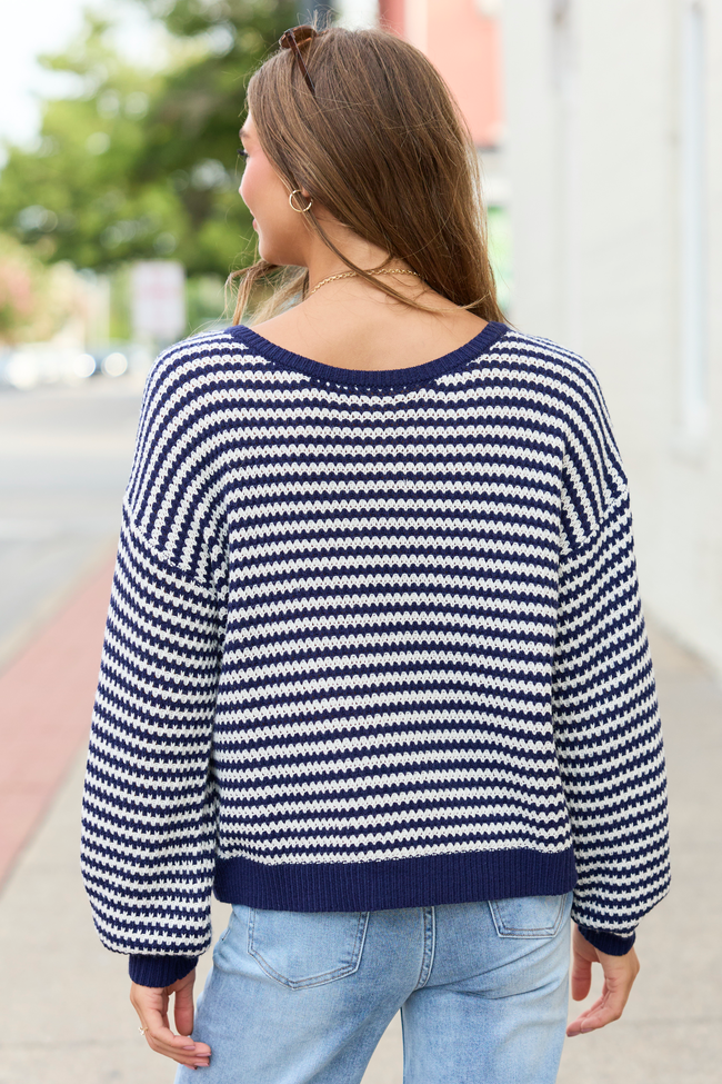 Lennon Navy Sweater