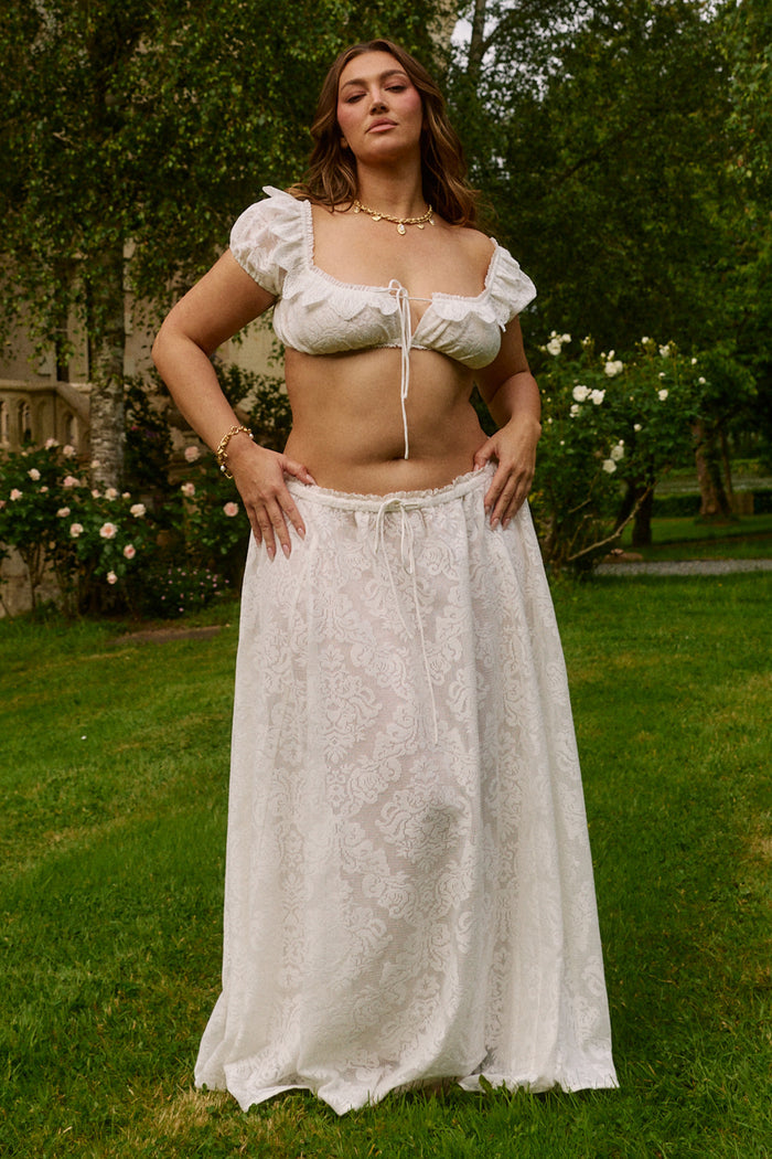Liora Maxi Skirt in Lumiere