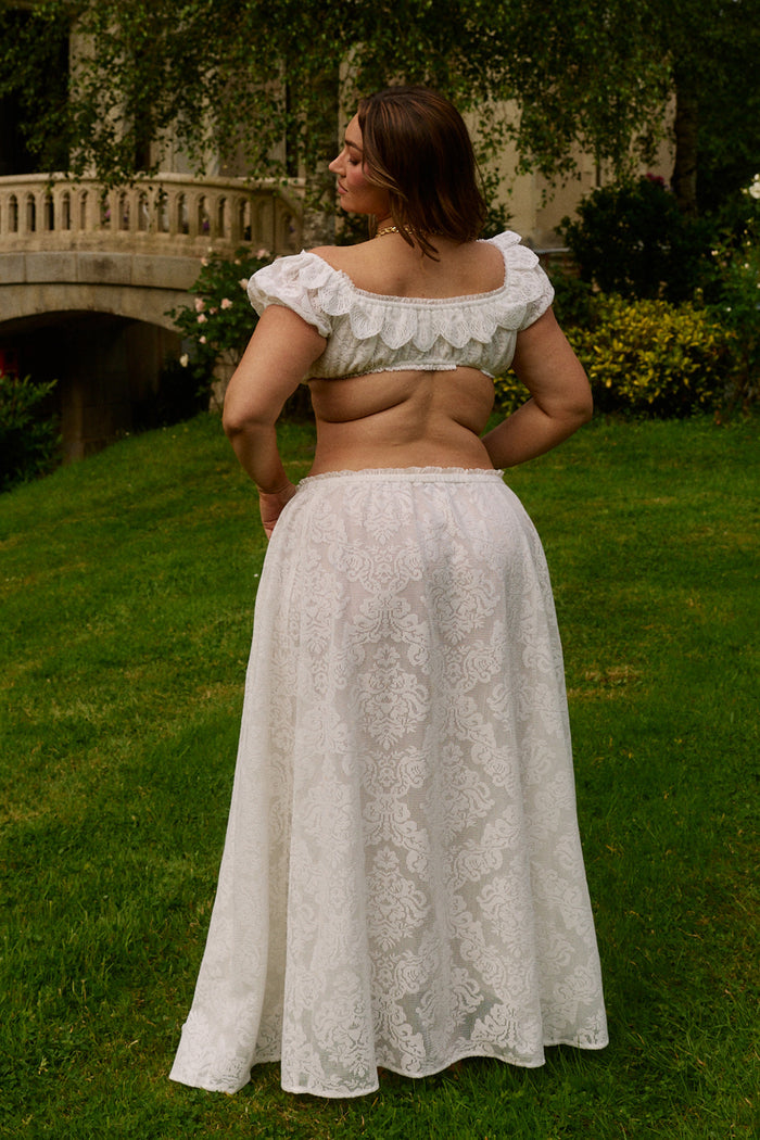 Liora Maxi Skirt in Lumiere