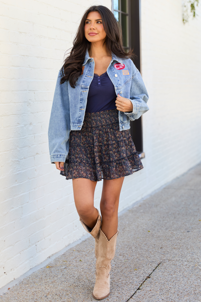 Lorelei Patches Denim Jacket FINAL SALE