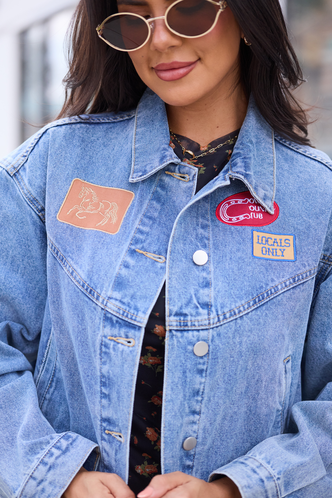 Lorelei Patches Denim Jacket FINAL SALE