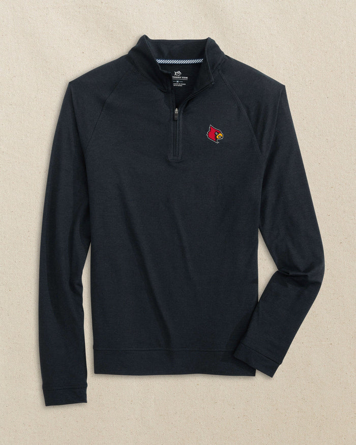 Louisville Cardinals Cruiser Quarter Zip C_Outerwear Southern Tide