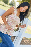 Lovely Little Thing Floral Peplum Top