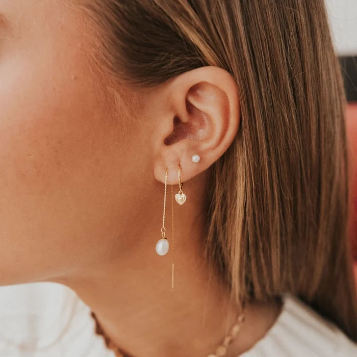Lovestruck Heart Hoop Earrings