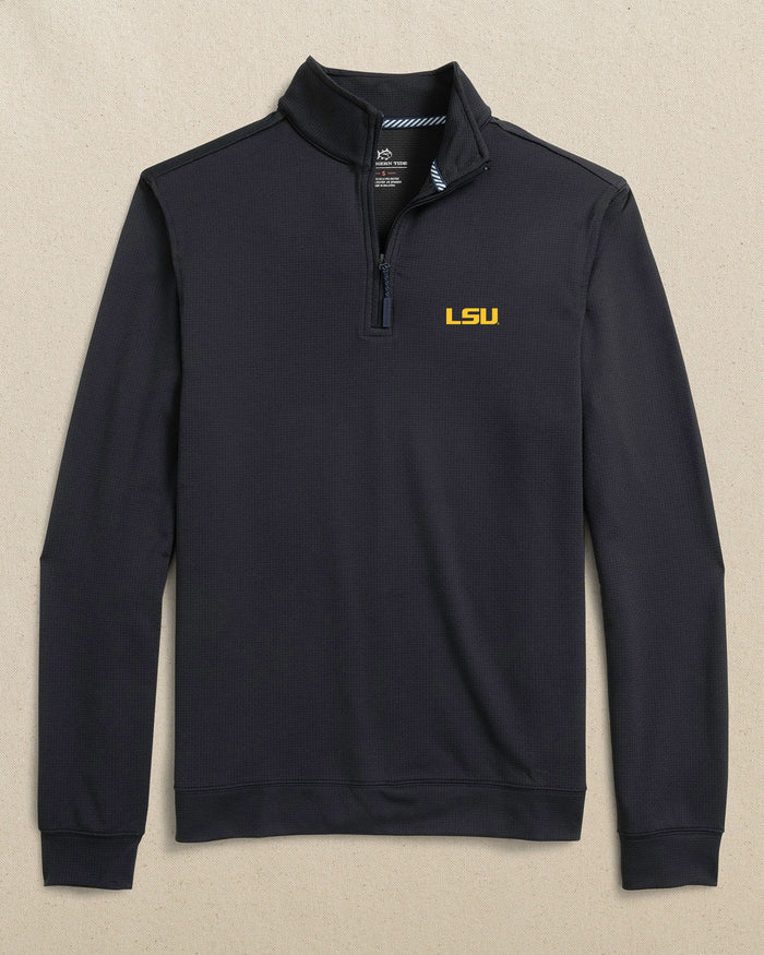 LSU Tigers Schooner Quarter Zip C_Outerwear Southern Tide