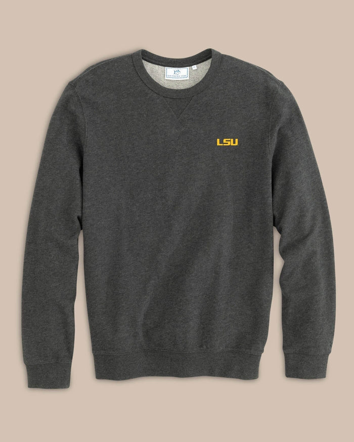 LSU Tigers Upper Deck Pullover Sweatshirt C_Outerwear Southern Tide