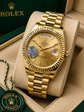 Luxury Automatic Watch for Men Master Cope – Gold & Gold Dial Stainless Steel