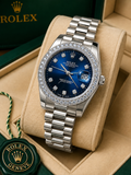 Luxury Automatic  Watch for Men  Master Cope – Silver  & Blue Dial Stainless Steel
