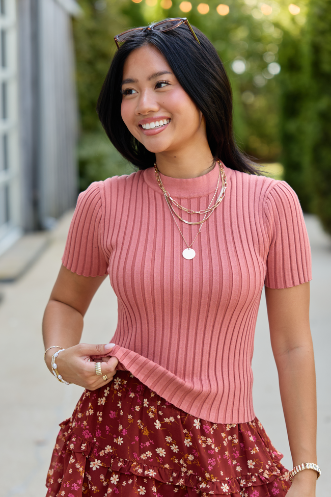 Made To Fit Ribbed Knit Top