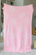 Make Me Believe Volleyball Pink Blanket