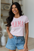 Mama Block Leopard Pink Baby Graphic Tee FINAL SALE