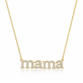 Mama Diamond Gold Necklace III