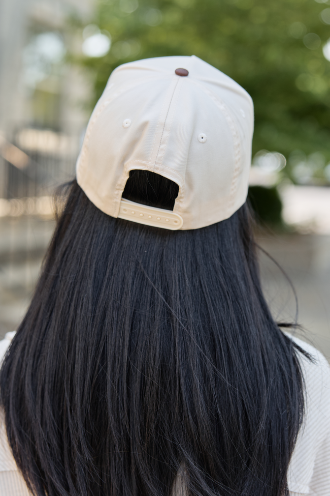 Mama Natural/Brown Embroidered Trucker Hat