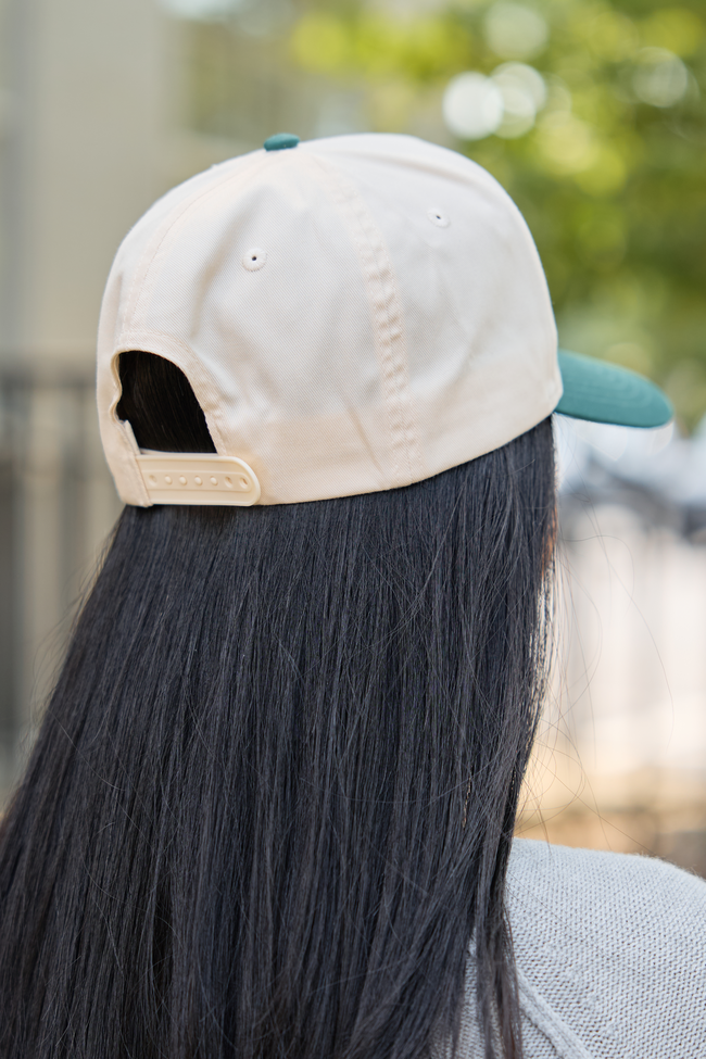 Mama Natural/Green Embroidered Trucker Hat