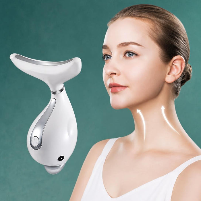 Masajeador Reductor De Papada Con Calor Para Rostro Y Ojos