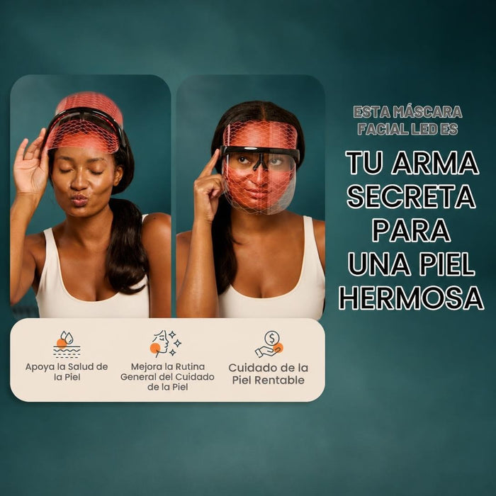 Mascarilla LED De Fototerapia Facial