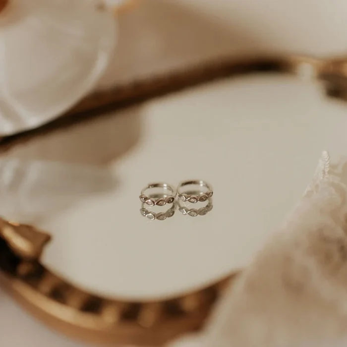 May Raindrop Hoop Earrings