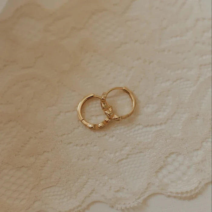 May Raindrop Hoop Earrings