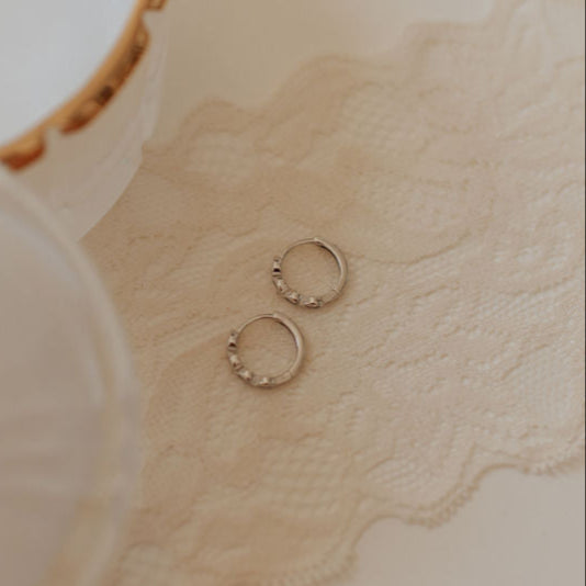 May Raindrop Hoop Earrings