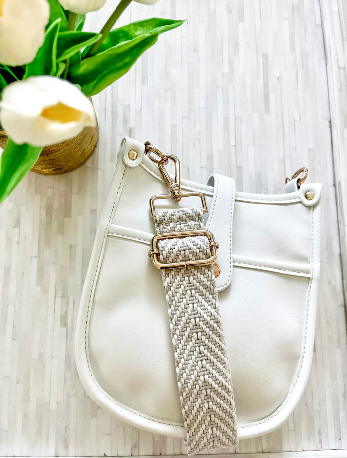 Milly Kate Mini Crossbody Bag - White