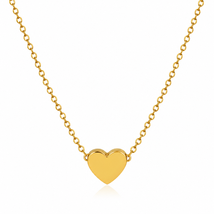 Mini Heart Gold Necklace
