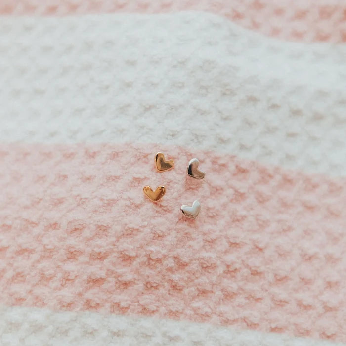 Mini Heart Stud Earrings