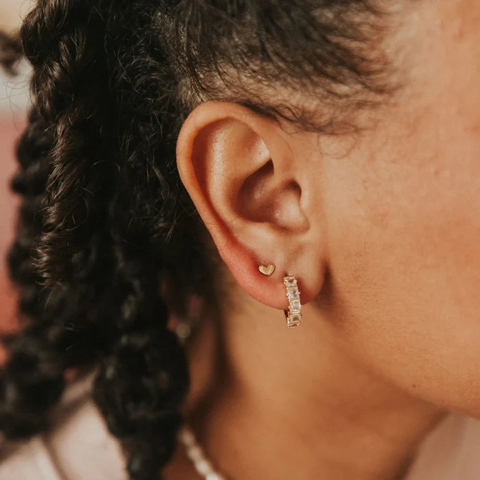Mini Heart Stud Earrings