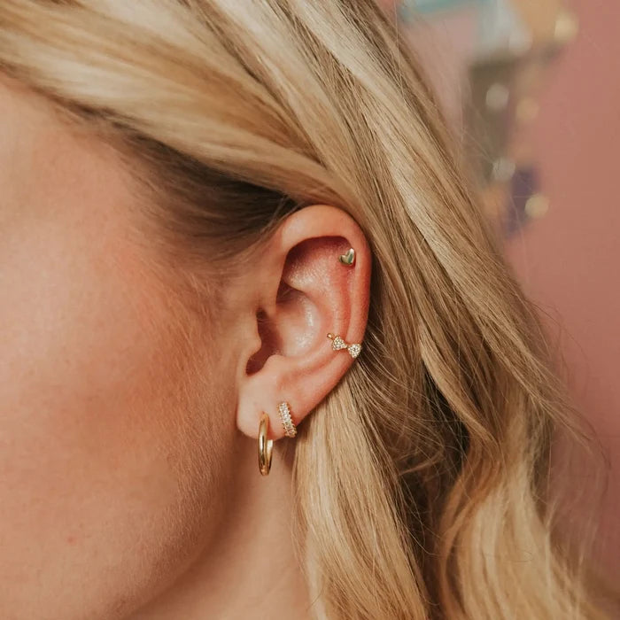 Mini Heart Stud Earrings