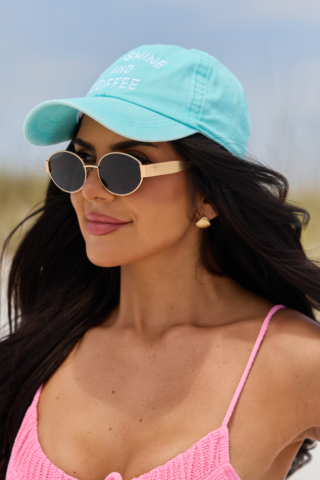 Mint Sunshine And Coffee Baseball Hat SALE